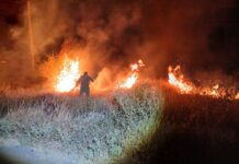 CONTROLA PROTECCIÓN CIVIL INCENDIO DE PASTIZAL EN EL POBLADO RANCHERÍAS
