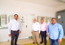 Supervisó Alcalde Carlos Peña Ortiz estaciones de bombeo de agua residual y potable en Riberas del Carmen