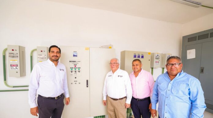 Supervisó Alcalde Carlos Peña Ortiz estaciones de bombeo de agua residual y potable en Riberas del Carmen