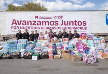 DIF Matamoros entrega víveres y esperanza a damnificados de Veracruz