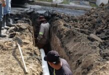 Rehabilita COMAPA drenaje sanitario en la colonia Las Fuentes