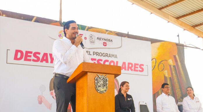 Inauguró Carlos Peña Ortiz programa Desayunos Escolares 2025 en escuela primaria Benito Juárez
