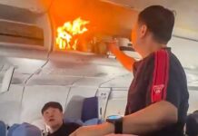 Explota batería de litio y obliga a aterrizaje de emergencia en China