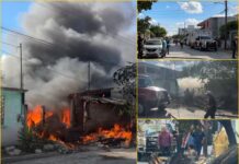 Incendio en vivienda apaga celebración familiar y deja devastación