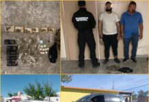 Guardia Estatal asegura drogas y armas en operativos en Reynosa