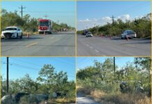 Pipa con Gas LP vuelca y causa movilización en Tamaulipas