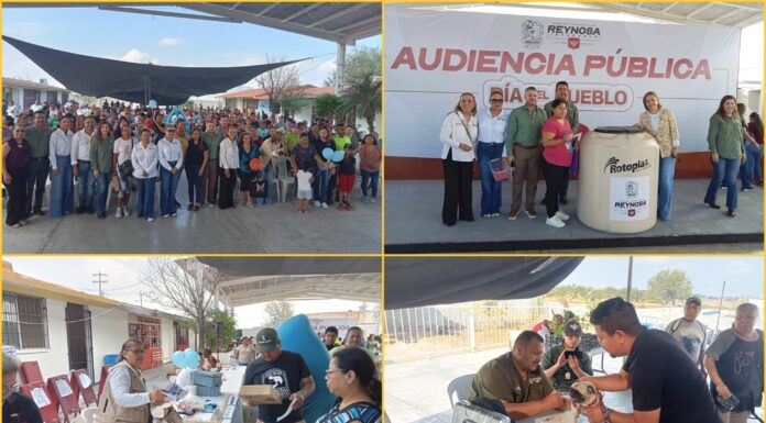 Audiencia pública impulsa participación en colonias de Reynosa