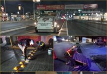 Reynosa impulsa mantenimiento urbano con cuadrillas nocturnas