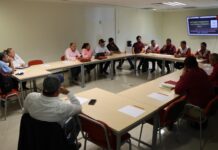 Sesionan en Reynosa Directores del Deporte de la Zona Norte con el apoyo de Carlos Peña Ortiz