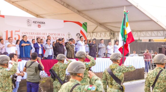 Conmemoró Gobierno Municipal de Reynosa 115 Aniversario del Inicio de la Revolución Mexicana