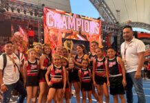 Gran actuación del equipo de Gimnasia del IMD con el apoyo de Carlos Peña Ortiz