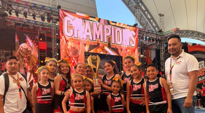 Gran actuación del equipo de Gimnasia del IMD con el apoyo de Carlos Peña Ortiz