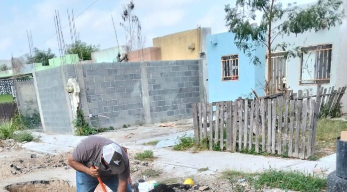 Reparó COMAPA fugas de agua potable en el fraccionamiento San Valentín