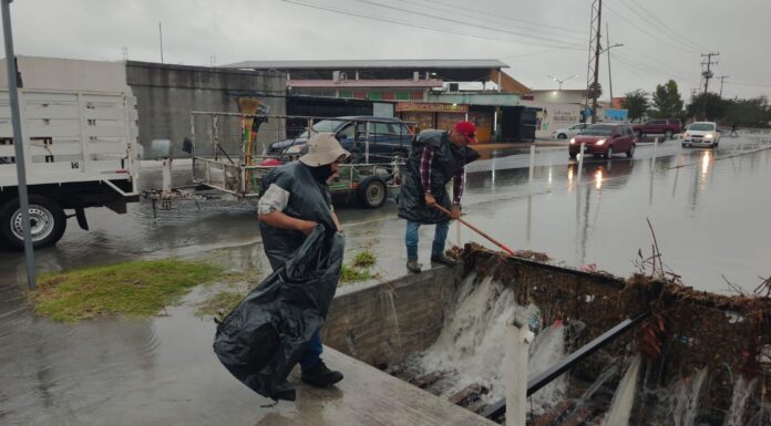 Atiende Gobierno de Carlos Peña Ortiz emergencia por lluvias en Reynosa