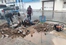 Atendió COMAPA fugas de agua potable en distintos sectores de Reynosa