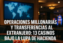 UIF y Hacienda desmantelan red de lavado de dinero en casinos de ocho estados