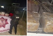 Guardia Estatal asegura vehículo con presunta marihuana en Matamoro
