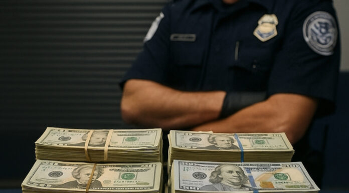 Incautan 70 mil dólares en revisión vehicular en Brownsville