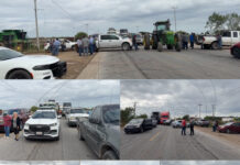 Bloqueo en San Fernando paraliza la Victoria–Matamoros: productores endurecen protestas