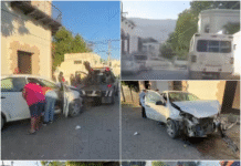 Familia vuelca en Ciudad Victoria tras huir de una balacera