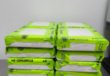 Cocaína asegurada en Puente de Río Grande Texas.