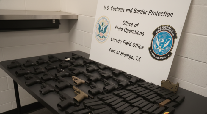 Desmantelan arsenal de guerra en la frontera: 30 pistolas y 61 cargadores tenían como destino el crimen organizado mexicano