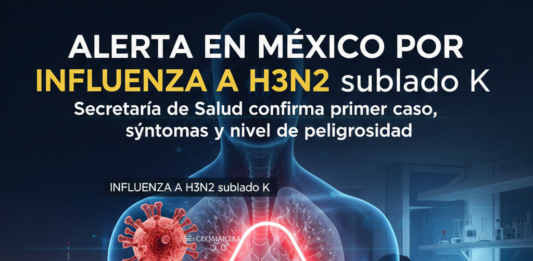 Alerta en México por Influenza A H3N2 subclado K