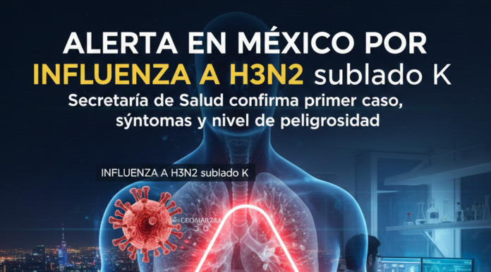 Alerta en México por Influenza A H3N2 subclado K