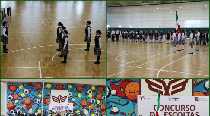 Reynosa fortalece valores cívicos en concurso de escoltas