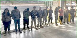 Migrantes detenidos en operativo