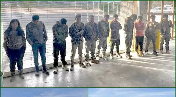 Migrantes detenidos en operativo