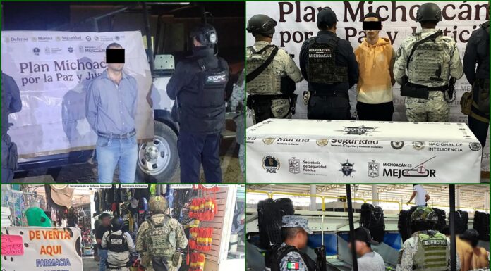 Golpe al crimen: 180 detenidos y arsenal asegurado