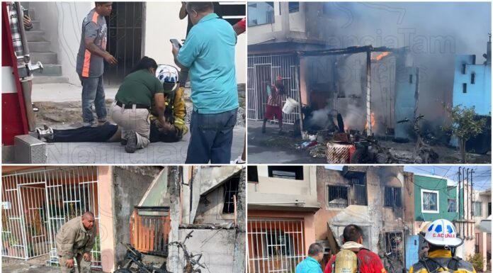 BOMBEROS RESCATAN A MENOR INCONSCIENTE TRAS BRUTAL EXPLOSIÓN