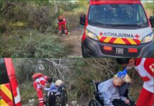 Abandonan a mujer de la tercera edad en camino rural