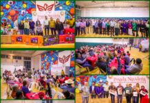 Carlos Peña Ortiz reconoce a periodistas en posada navideña