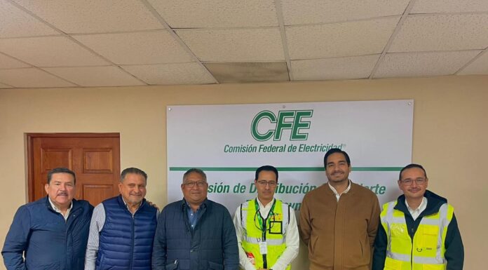 Gestiona Alcalde Carlos Peña Ortiz mejora del servicio de energía eléctrica con la CFE