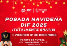 Invita DIF-Reynosa a Posada Navideña 2025 en la colonia Lampacitos