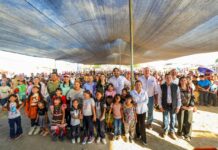 Disfrutaron familias de Lampacitos su Posada DIF En Tu Colonia con Carlos Peña Ortiz