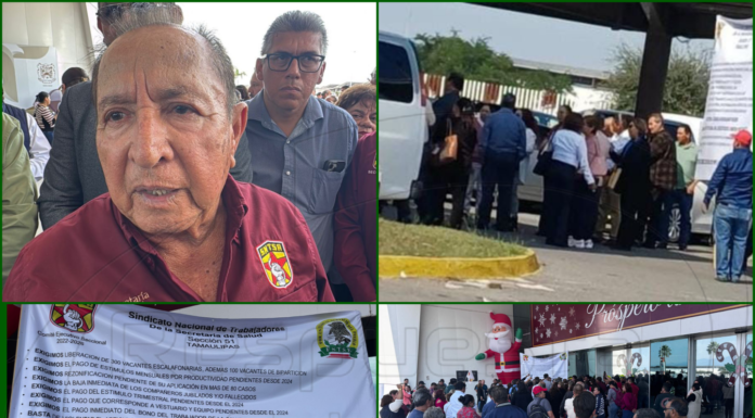 Toma de Instalaciones es Inminente: Sindicato de Salud en Tamaulipas Exige Solución a la Crisis de IMSS Bienestar
