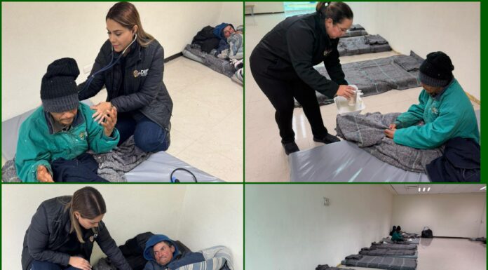 Albergue del Polideportivo brinda atención médica y alimentos