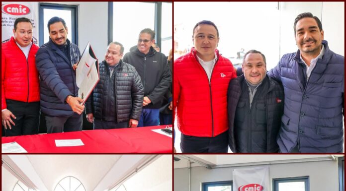 Alcalde reconoce a CMIC Tamaulipas en su 50 Aniversario