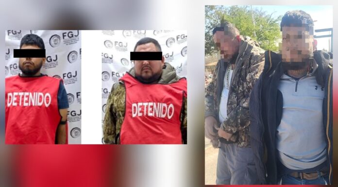 Caen presuntos extorsionadores en pleno Centro de Reynosa