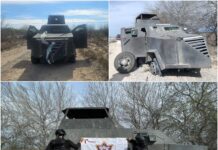 Aseguramiento de vehículos «Monstruos» en Camargo