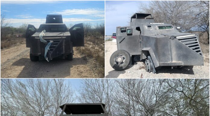 Aseguramiento de vehículos «Monstruos» en Camargo