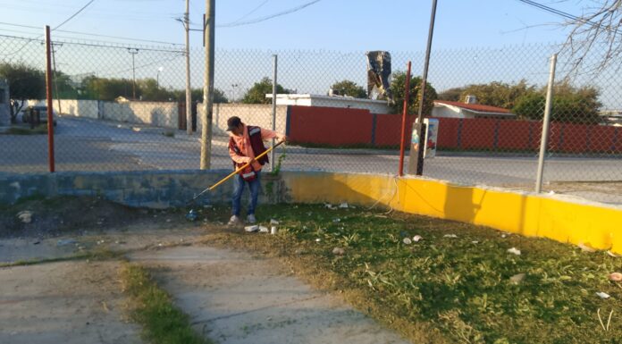 Continúa sin interrupción limpieza y mantenimiento en Reynosa