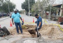Realiza Comapa de Reynosa trabajos de instalación y reposición de brocales en la ciudad