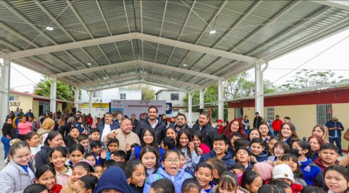 Motiva infraestructura escolar a niños y niñas de Reynosa», Director de escuela primaria.