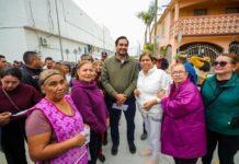 Inauguró Carlos Peña Ortiz nueva pavimentación con vecinos de Lomas del Villar