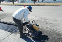 Imparable programa de rehabilitación asfáltica en Reynosa