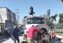 Trabajó COMAPA en sondeo de drenaje sanitario en distintos sectores de la ciudad